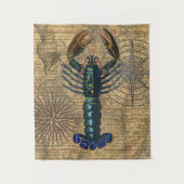 Kreeft Schelpdieren Zeevruchten Maine Classic Ocea Wandkleed (Voorkant)