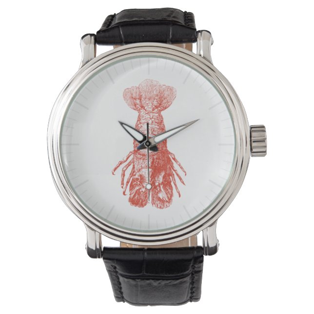  kreeft Scyllarus arctus Horloge (Voorkant)