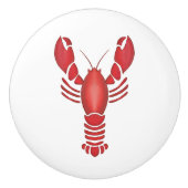 Kreeft Shack nautische kinderkamer Speelkamer Keuk Keramische Knop (Voorkant)