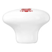 Kreeft Shack nautische kinderkamer Speelkamer Keuk Keramische Knop (Zijkant)