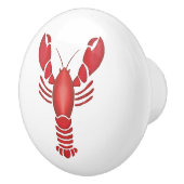 Kreeft Shack nautische kinderkamer Speelkamer Keuk Keramische Knop (Rechts)