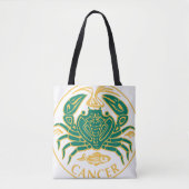 Kreeft Sterrenbeeld op een Tote Bag (Voorkant)