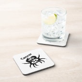 Kreeft Sterrenbeeld Symbool & Teken Bier Onderzetter (Rechterzijde)
