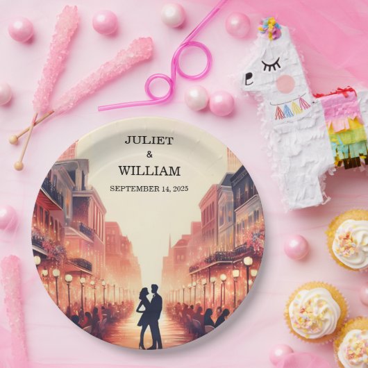 kreeft strand oceaan zomer new orleans bruiloft papieren bordje (Feest)