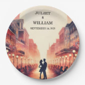 kreeft strand oceaan zomer new orleans bruiloft papieren bordje (Voorkant)