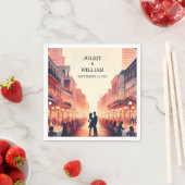 kreeft strand oceaan zomer new orleans bruiloft servet (Insitu)