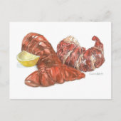 Kreeft Tail Art Briefkaart (Voorkant)