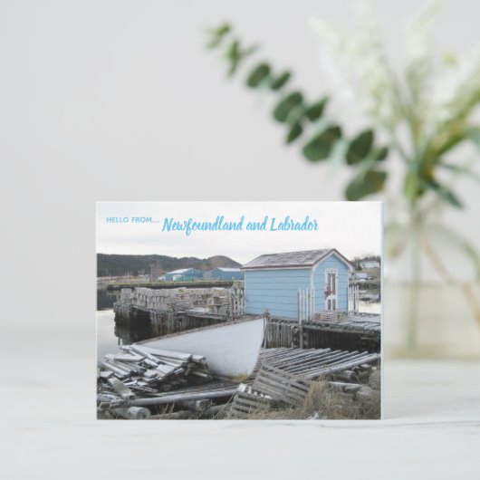 Kreeft vangt Newfoundland en Labrador Briefkaart (Staand voorkant)