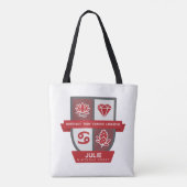 Kreeft Verjaardag Crest™ voor 1-22 juli Tote Bag (Achterkant)