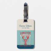 Kreeft vers gevangen dagelijks | Maine Bagagelabel (Achterkant verticaal)