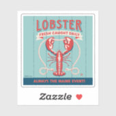 Kreeft vers gevangen dagelijks | Maine Sticker (Vel)