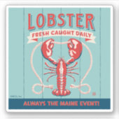 Kreeft vers gevangen dagelijks | Maine Sticker (Voorkant)