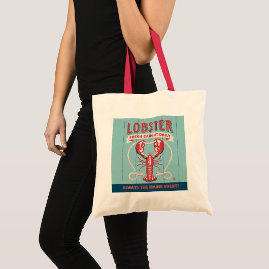 Kreeft vers gevangen dagelijks | Maine Tote Bag (Voorkant (product))