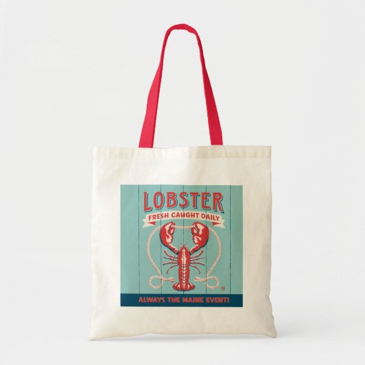 Kreeft vers gevangen dagelijks | Maine Tote Bag (Voorkant)