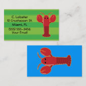 Kreeft Visitekaartjes (Voorkant / Achterkant)