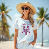 Kreeft-visser Core-Hawaiian-Tropical- T-shirt