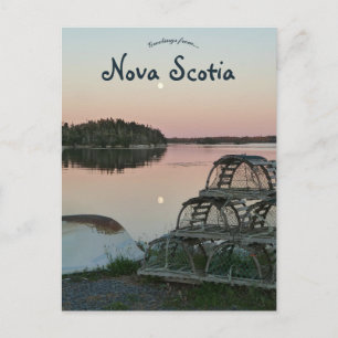 Kreeft Vist vallen in Nova Scotia Briefkaart