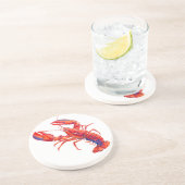 Kreeft Zandsteen Onderzetter (Zijkant)