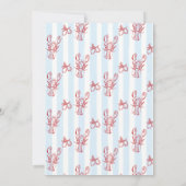 Kreeft Ze is een Catch Bruids Douche Uitnodiging (Achterkant)