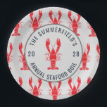 Kreeft Zeebanket Kook Summer Kreeft Familie Feestj Papieren Bordje<br><div class="desc">Het is weer zover. Het jaarlijkse zomerfeest waar je naar uitkijkt en dat je voor het hele gezin organiseert om te chillen,  te eten en te drinken. Maak dit jaar onvergetelijk met een bijpassend familiedesign zodat de foto perfect is en de herinnering jarenlang blijft.</div>