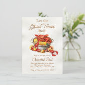 Kreeft Zeebanket Kookfeest Kaart (Staand voorkant)