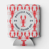 Kreeft Zeebanket Kookfeest Zomer Kreeftfeest Blikjeskoeler (Achterkant)