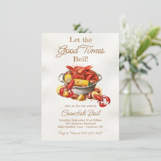 Kreeft Zeebanket Kookfestijn Kaart (Staand voorkant)