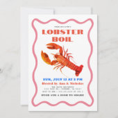 Kreeft/Zeevruchten Bak/ Kook Feestje Kaart (Voorkant)