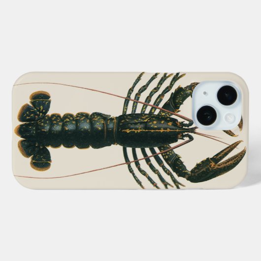  kreeft, zeezoogdier Case-Mate iPhone case (Achterkant (horizontaal))