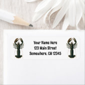  kreeft, zeezoogdier etiket (Insitu)