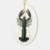  kreeft, zeezoogdier keramisch ornament (Links)