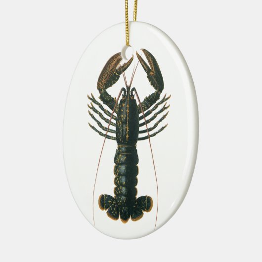  kreeft, zeezoogdier keramisch ornament (Links)