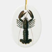  kreeft, zeezoogdier keramisch ornament (Voorkant)