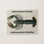 kreeft, zeezoogdier legpuzzel (Horizontaal)