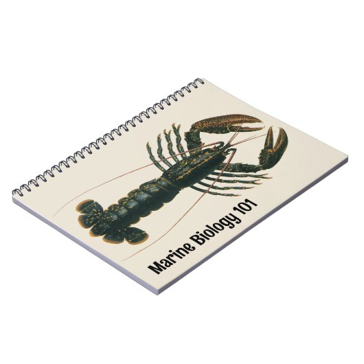  kreeft, zeezoogdier notitieboek (Linkerzijde)