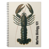  kreeft, zeezoogdier notitieboek (Voorkant)