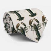  kreeft, zeezoogdier stropdas (Opgerold)