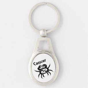 Kreeft Zodiac Symbool en Teken Sleutelhanger
