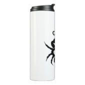 Kreeft Zodiac Symbool en Teken Thermosbeker (Gedraaid links)