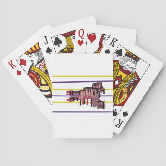 Kreeft zomer vreugde pokerkaarten (Achterkant)