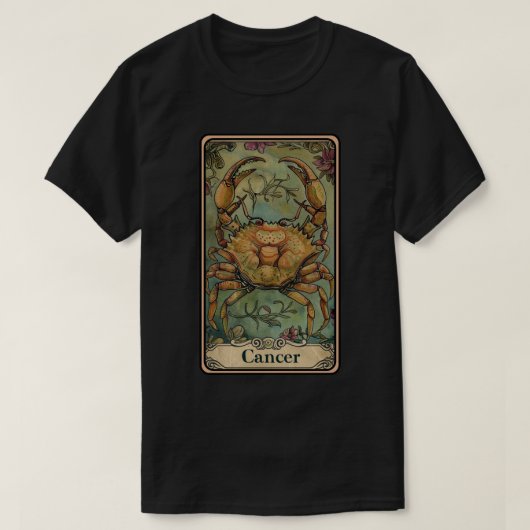 Kreeft Zon teken T-shirt (Design voorkant)