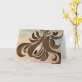 kreeftbriefkaart kaart (Gele Bloem)