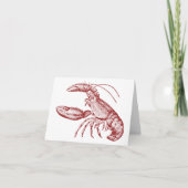 kreeftbriefkaarten kaart (Voorkant)