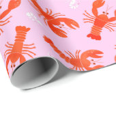 Kreeften & Garnalen Cadeaupapier (Rol Hoek)