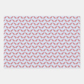 Kreeften Inpakpapier Plat Vel Set van 3 (Voorkant)