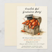 Kreeften Koken Afstudeirfeest | Zuidelijke Stijl Kaart (Voorkant / Achterkant)