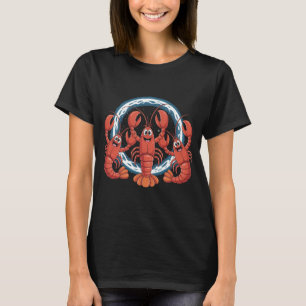 Kreeften Koken Rode Spiny Lobster Shirt Cajun Zeev