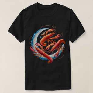 Kreeften Koken Rode Spiny Lobster T-shirt Cajun Ze