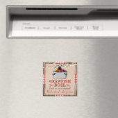 Kreeften Koken Rustieke Verloving Feest Magneet (Insitu (Vaatwasser))