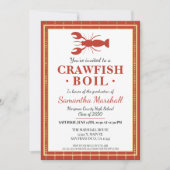 Kreeften Koken Zeevruchten Rode School Afstudeerfe Kaart (Voorkant)